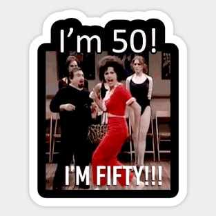 Sally Omalley - I'm 50 Sticker